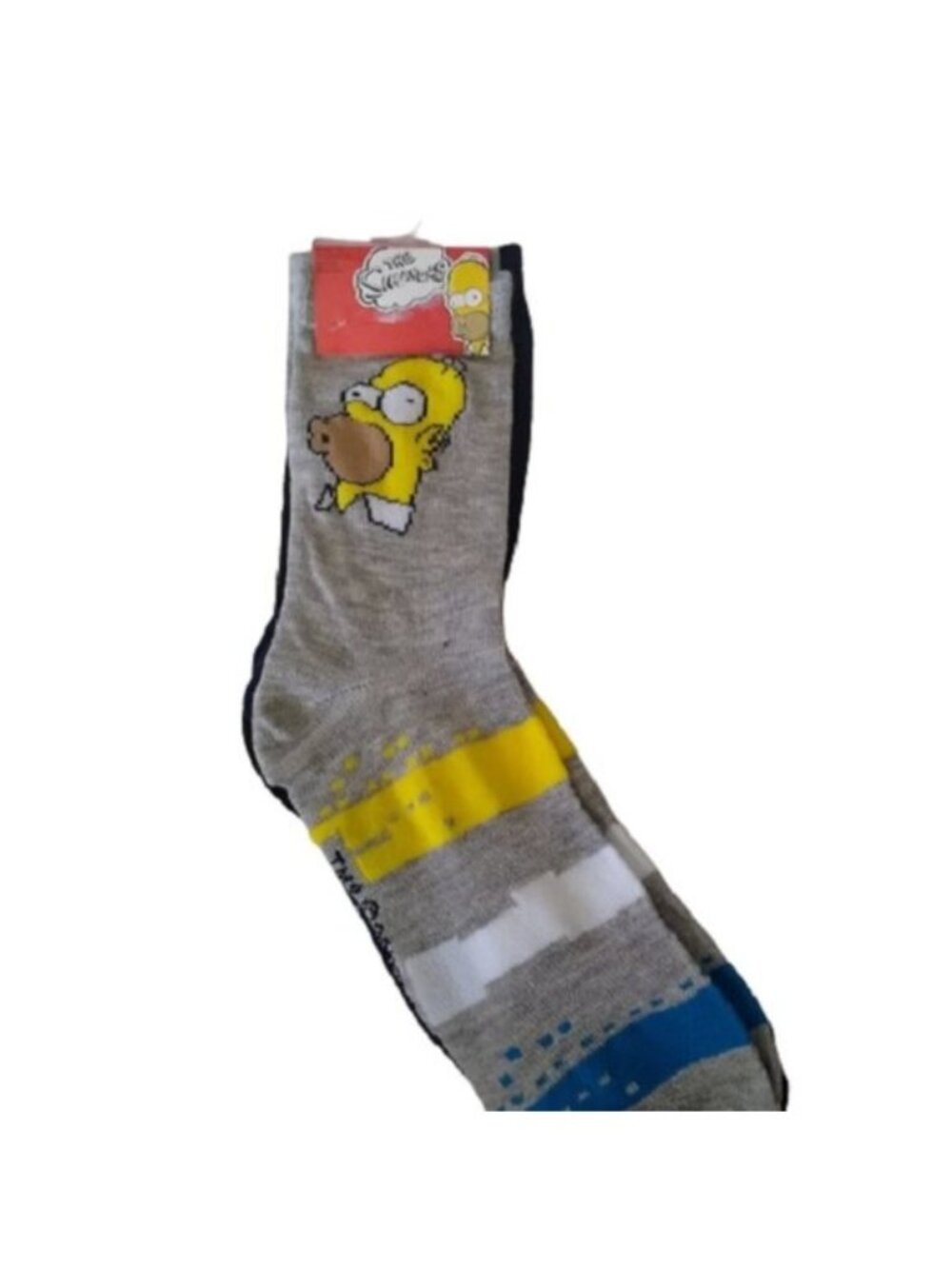 Men's Simpsons Socks, 3 pair: Homer, Bart, Flanders. sized 6-12